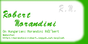 robert morandini business card